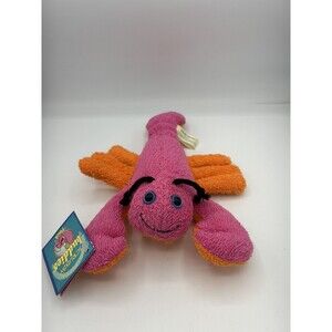 Vintage Bath & Body Works Scrubby Buddies "Pinch" Pink Orange Lobster New w/tags